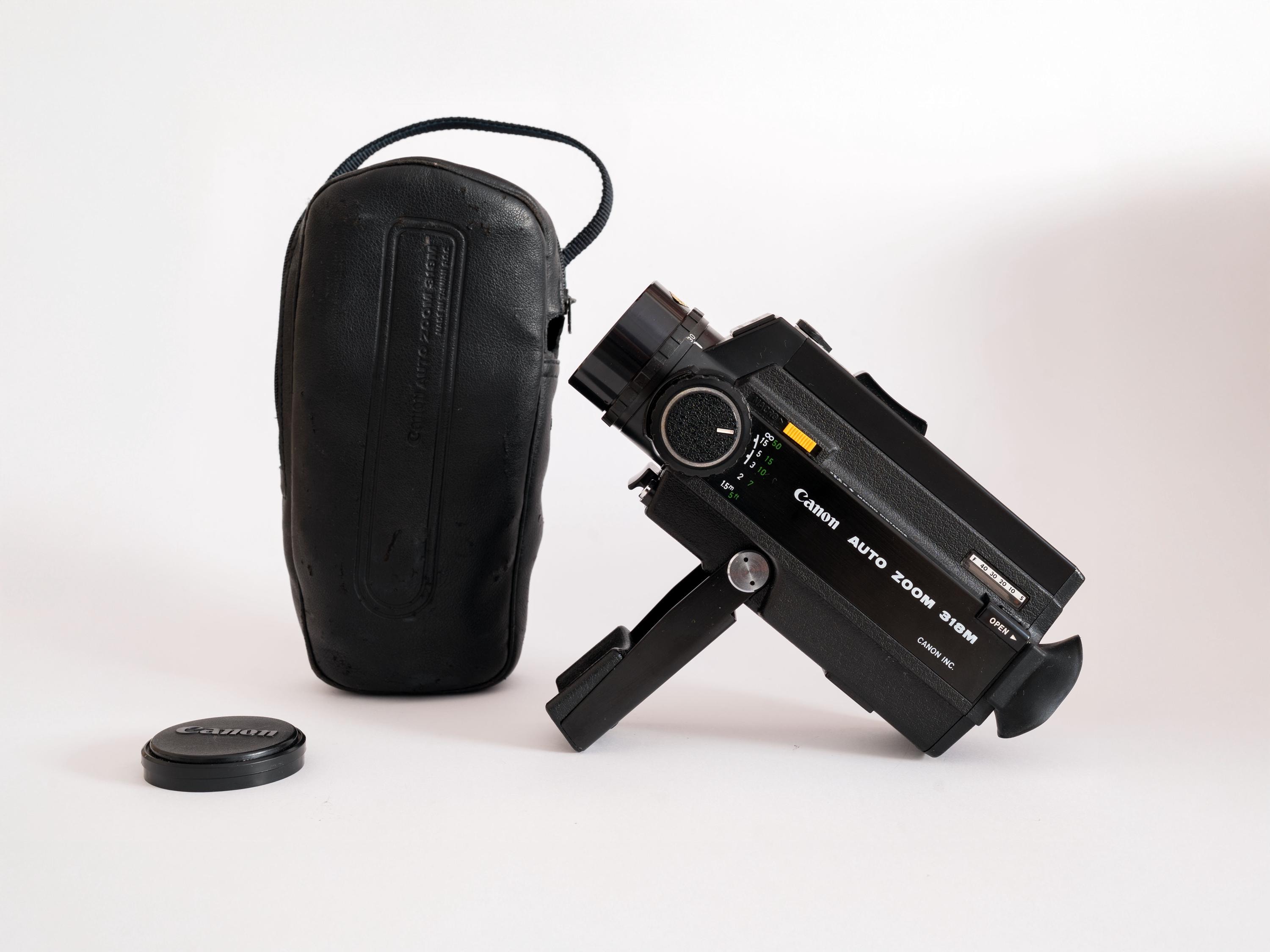 Canon Auto Zoom 318M キヤノン 8ミリ Canon Auto Zoom 318M Super 8 Movie Camera - YouTube