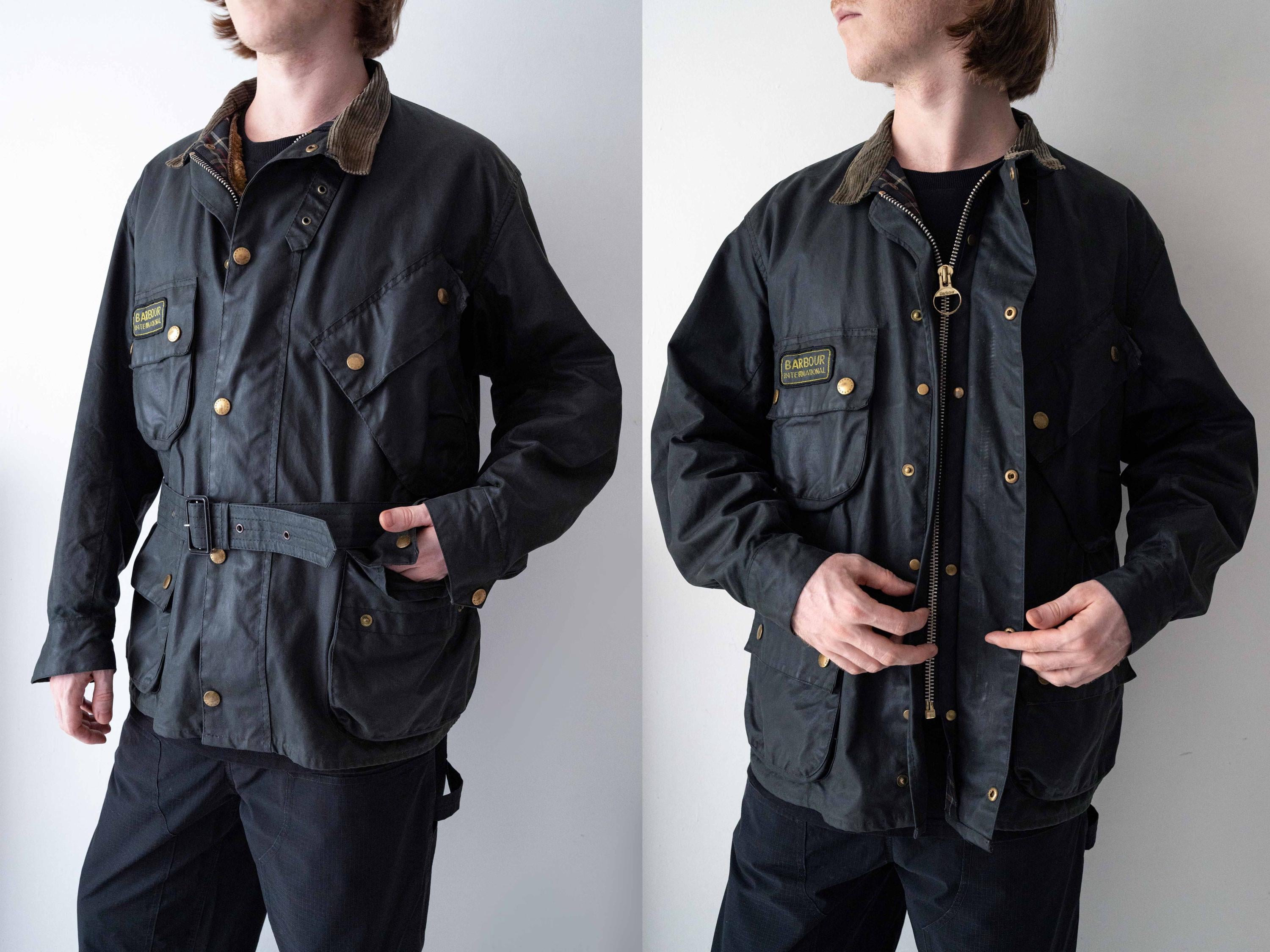 Barbour international waxed discounts jacket - Official Online Store