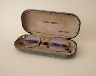 Gafas Giorgio Armani vintage unisex con nuevas lentes Essilor Clear blue UV sin aumento