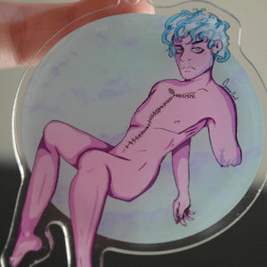 Pastel Zombie WILL GRAHAM | Hannibal Fanart| Double Sided | 3.5" Acrylic Keychain