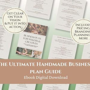 Handmade Business Starter Guide | How to Start Selling Crafts | Business Plan for Crochet & Handmade Sellers