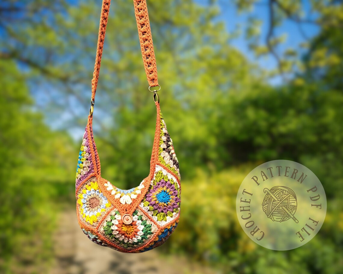 Molly Boho Bag Crochet Pattern PDF Pattern Boho Crochet Bag - Etsy UK