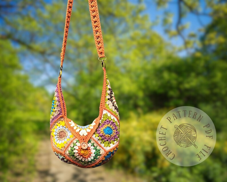 Molly Boho Bag Crochet Pattern PDF Pattern Boho Crochet Bag Etsy UK