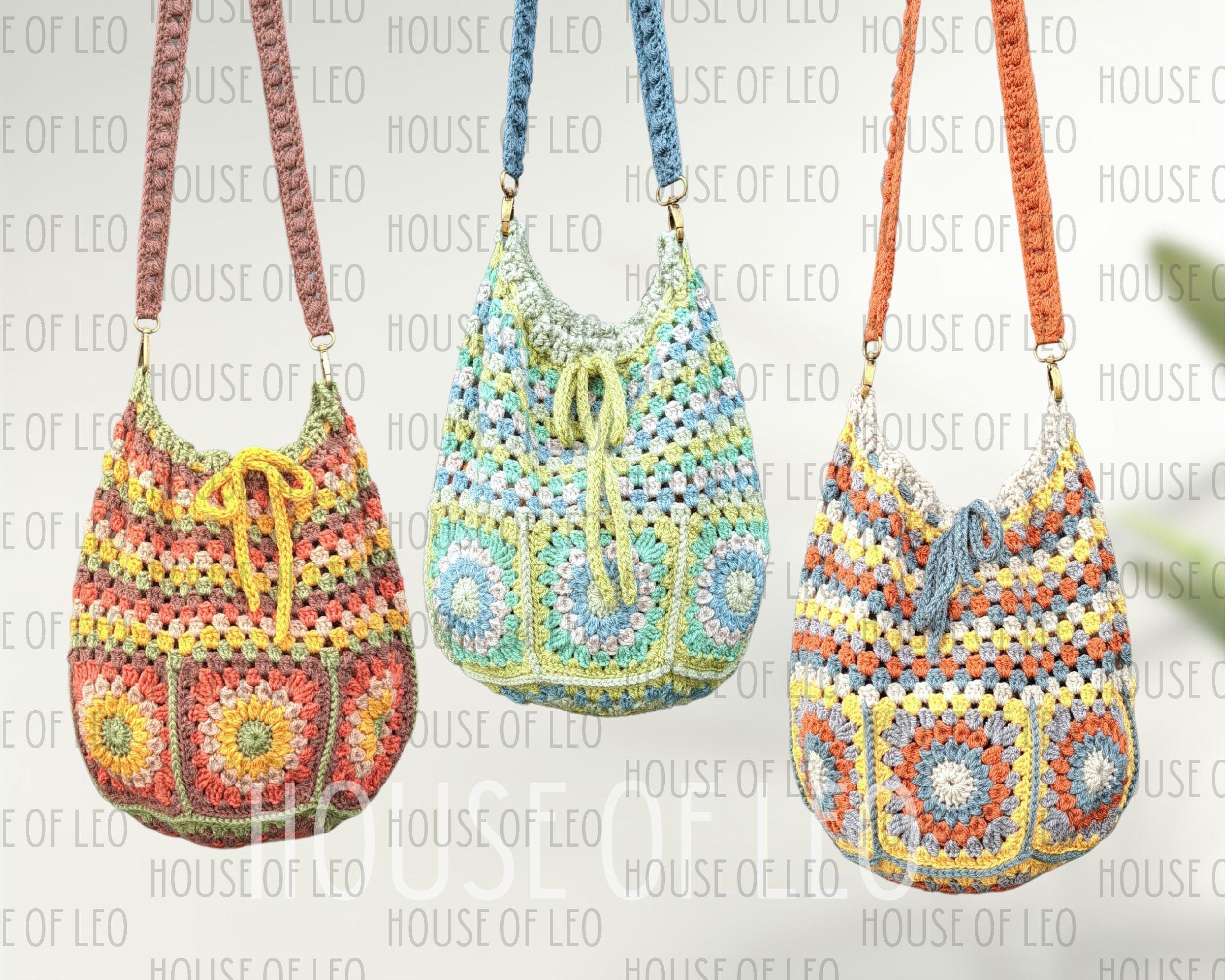 30 Hippie Crochet Patterns for Boho Outfits, Bags, Home Décor, and Gifts 31 Polly Bucket Bag Crochet Pattern
