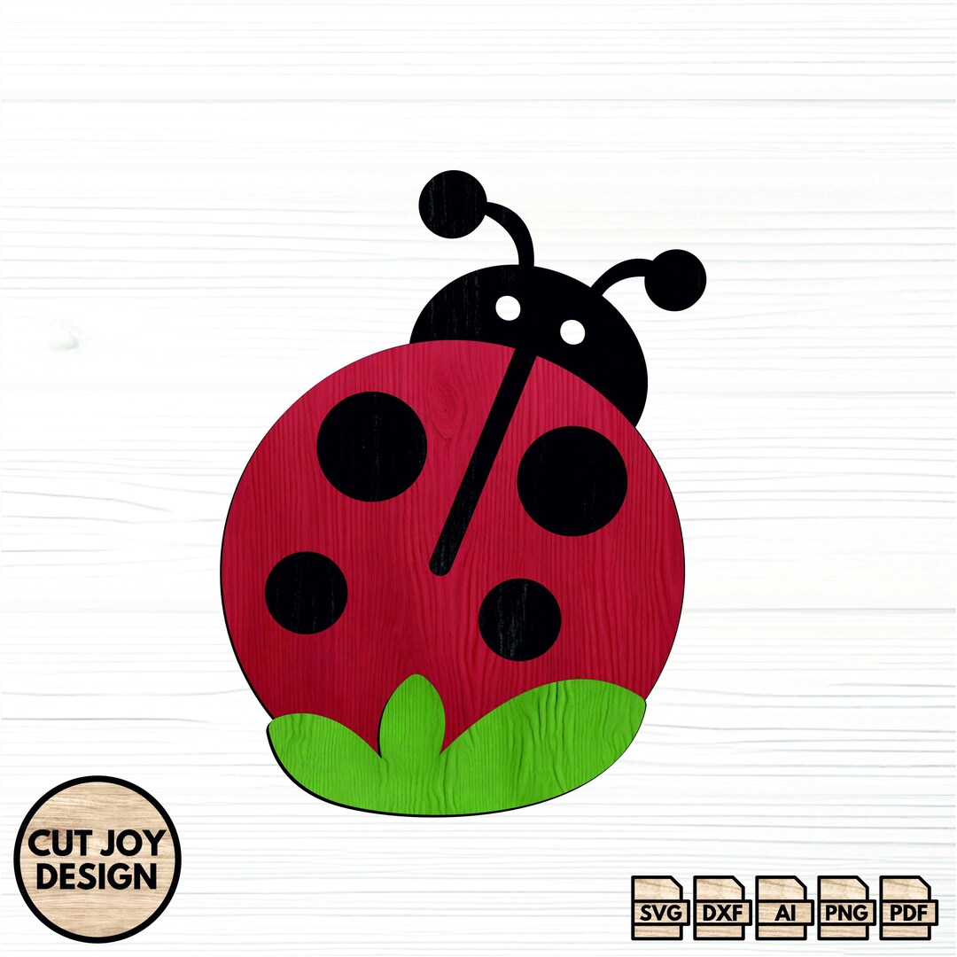 Ladybug SVG Cut File Nursery Decor Laser Design for Glowforge - Etsy Canada