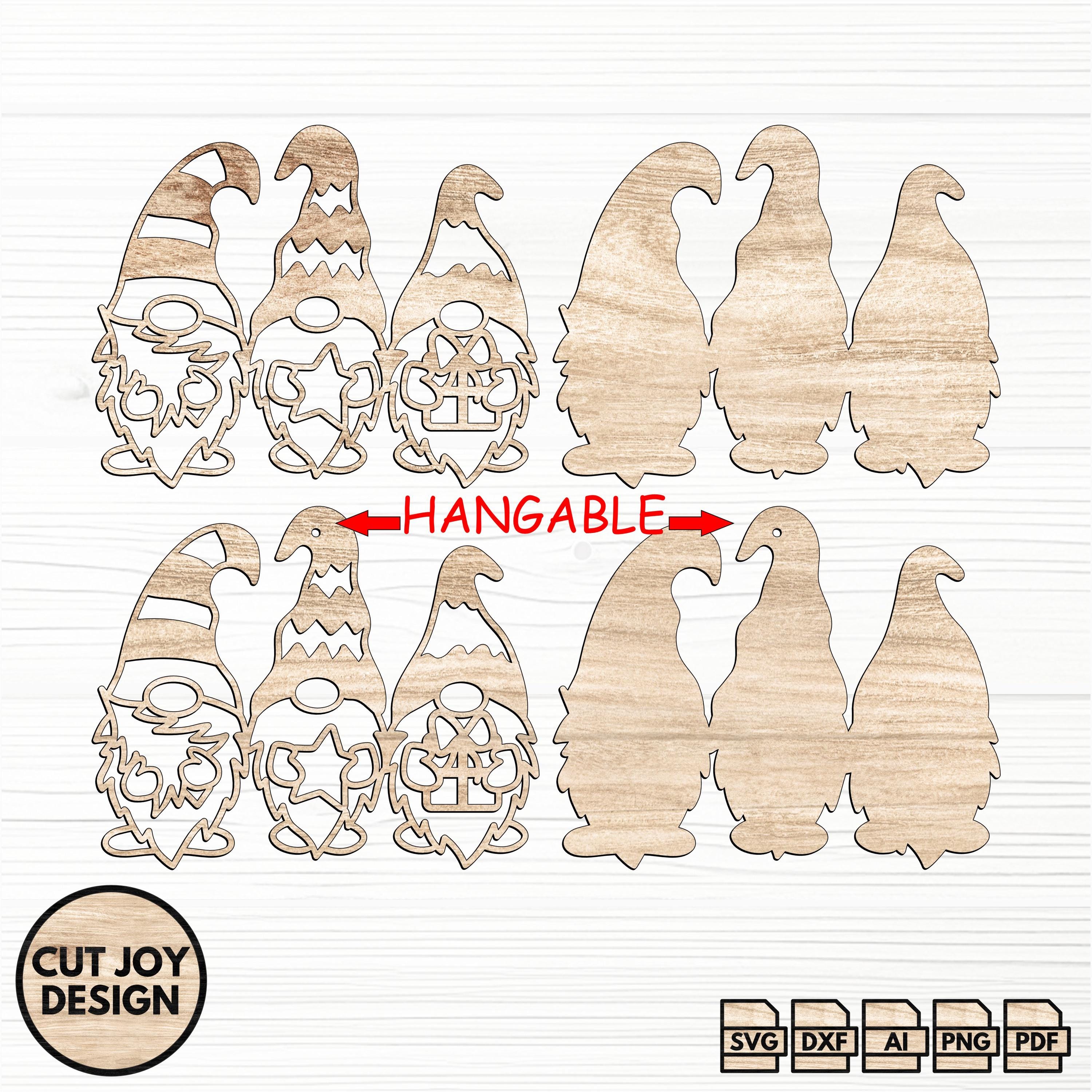 Christmas Gnome SVG Bundle, Laser Cut Files (digital Download) - Etsy
