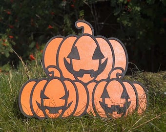 3D Halloween Pumpkin Laser Cut File | Spooky Decor SVG (Digital Download)