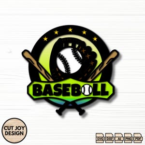 Custom Baseball Sign SVG – Sports Laser Cut File for Glowforge, Cricut, xTool – DIY Team Decor, Play Ball Wall Art, Coach Gift Idea