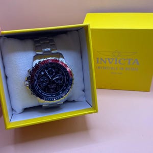 Invicta watch Pepsi Chronograph Quartz Specialty 39124 Mens 45mm Stainless Steel