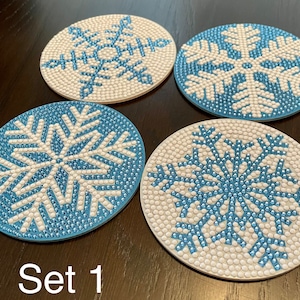 Snowflake Coasters