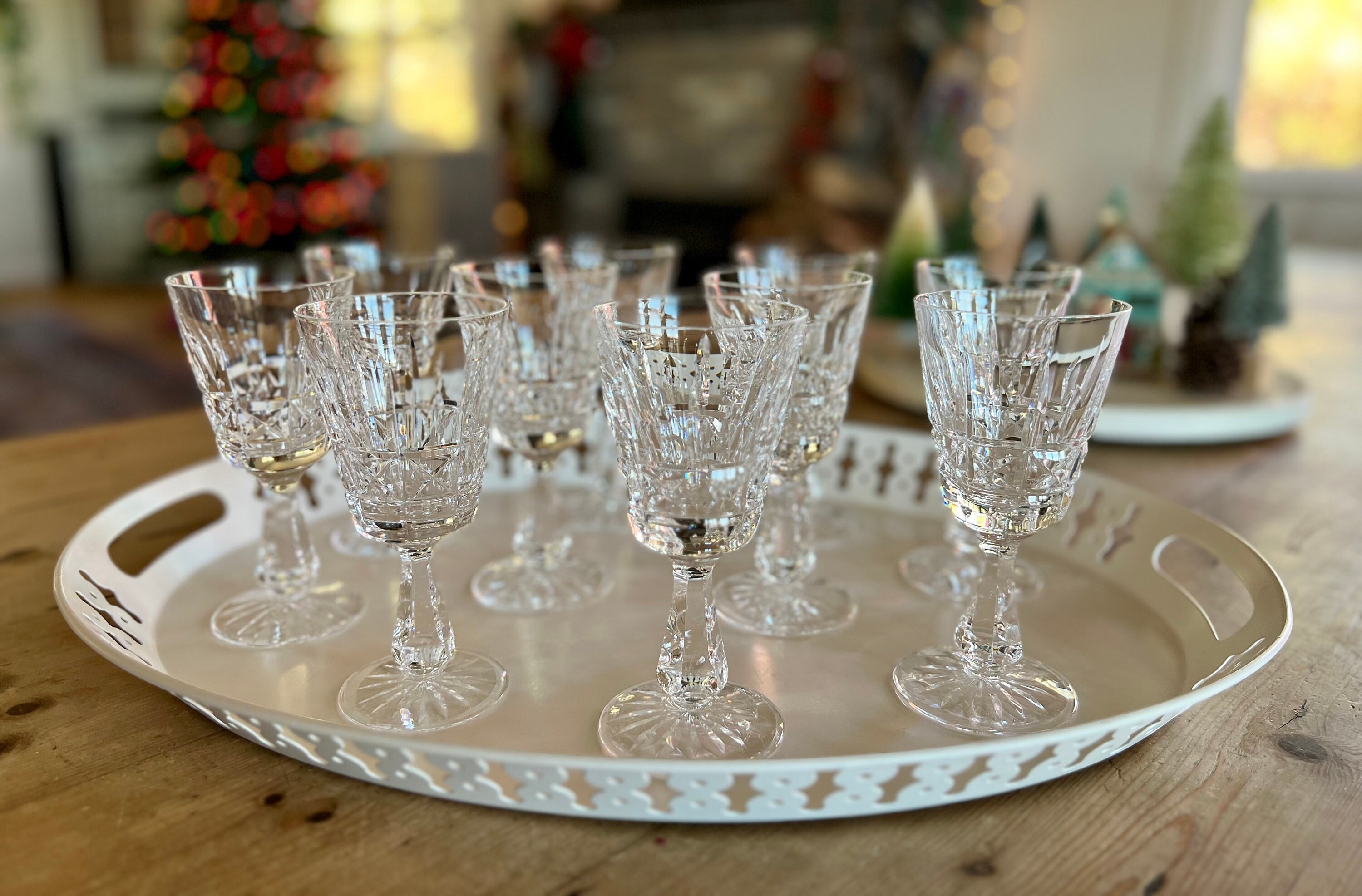 Waterford Crystal Kylemore Wine Glasses Set of 10 Etsy