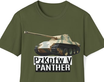 Panzerkampfwagen V Panther T-Shirt, Panther Tank T-Shirt, World War 2 T-Shirt, WW2 Tank Shirt, World War 2 Tank, WW2 Tank TShirt, World War