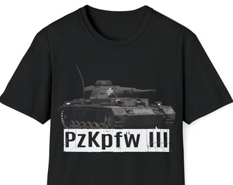 Panzerkampfwagen III T-Shirt, PzKpw III Tank T-Shirt, World War 2 T-Shirt, WW2 Tank Shirt, World War 2 Tank, WW2 Tank TShirt, World War