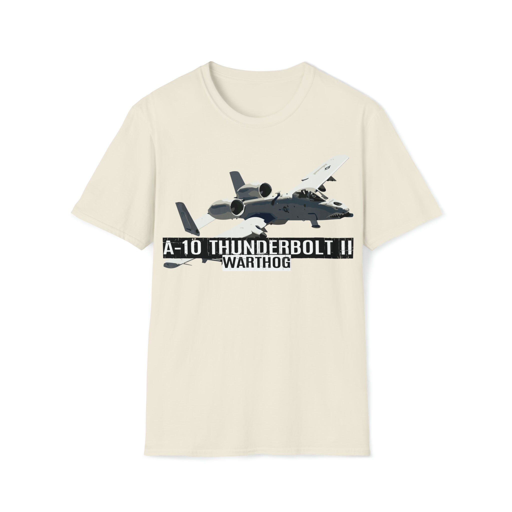 A-10 Thunderbolt II Warthog T-shirt, A-10 Warthog Fighter Jet T-shirt