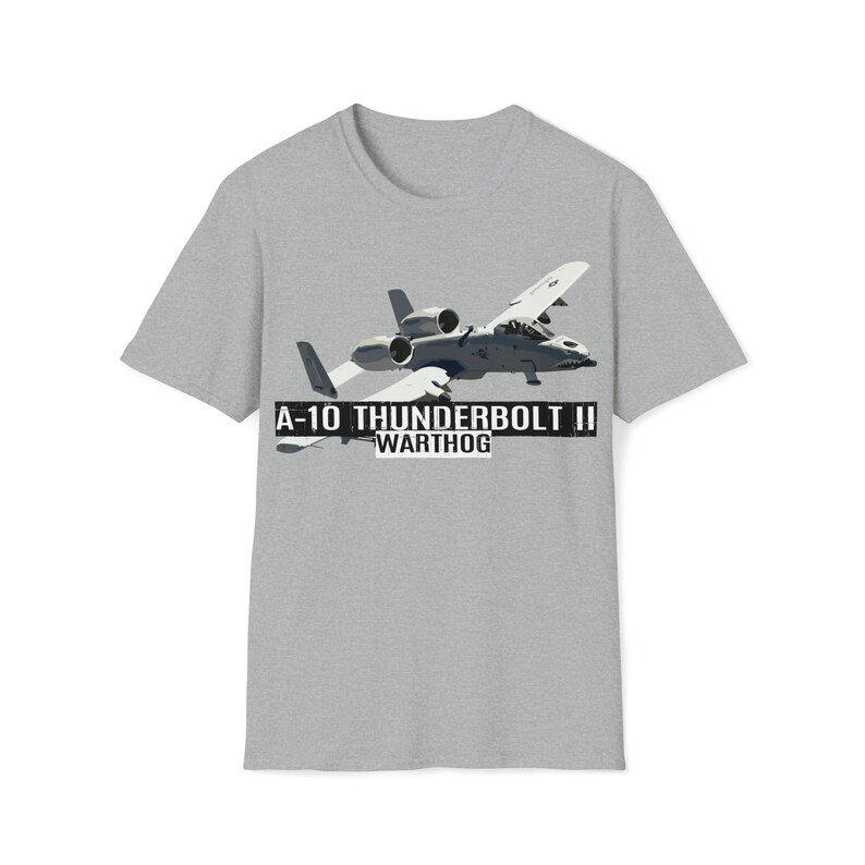 T-shirt A-10 Thunderbolt II Warthog, T-shirt A-10 Warthog Fighter Jet, avion de chasse, cadeau militaire, chemise d'avion de chasse, chemise d'aviation image 6