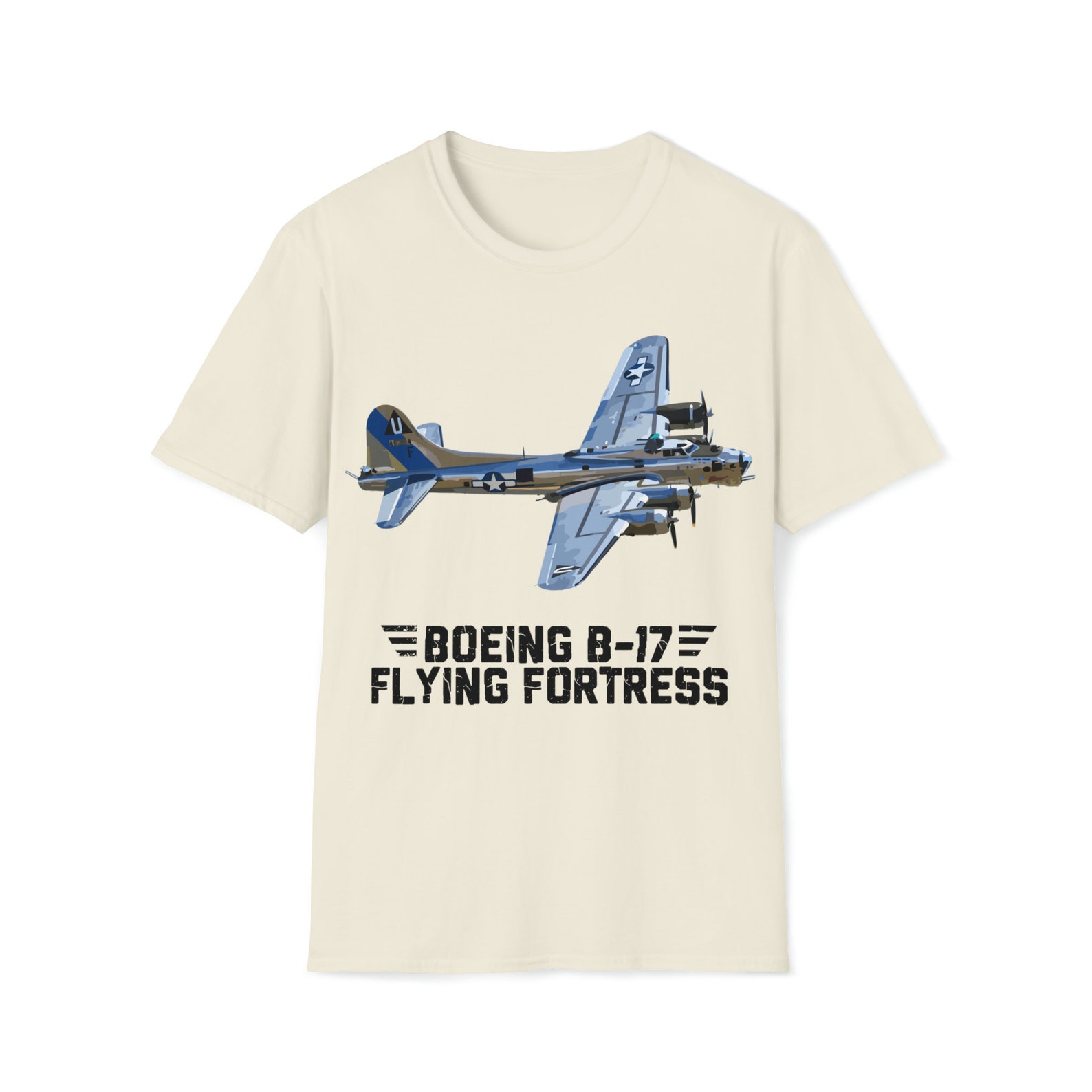 Boeing B17 Flying Fortress Tshirt, World War 2 Tshirt, B17 Fighter