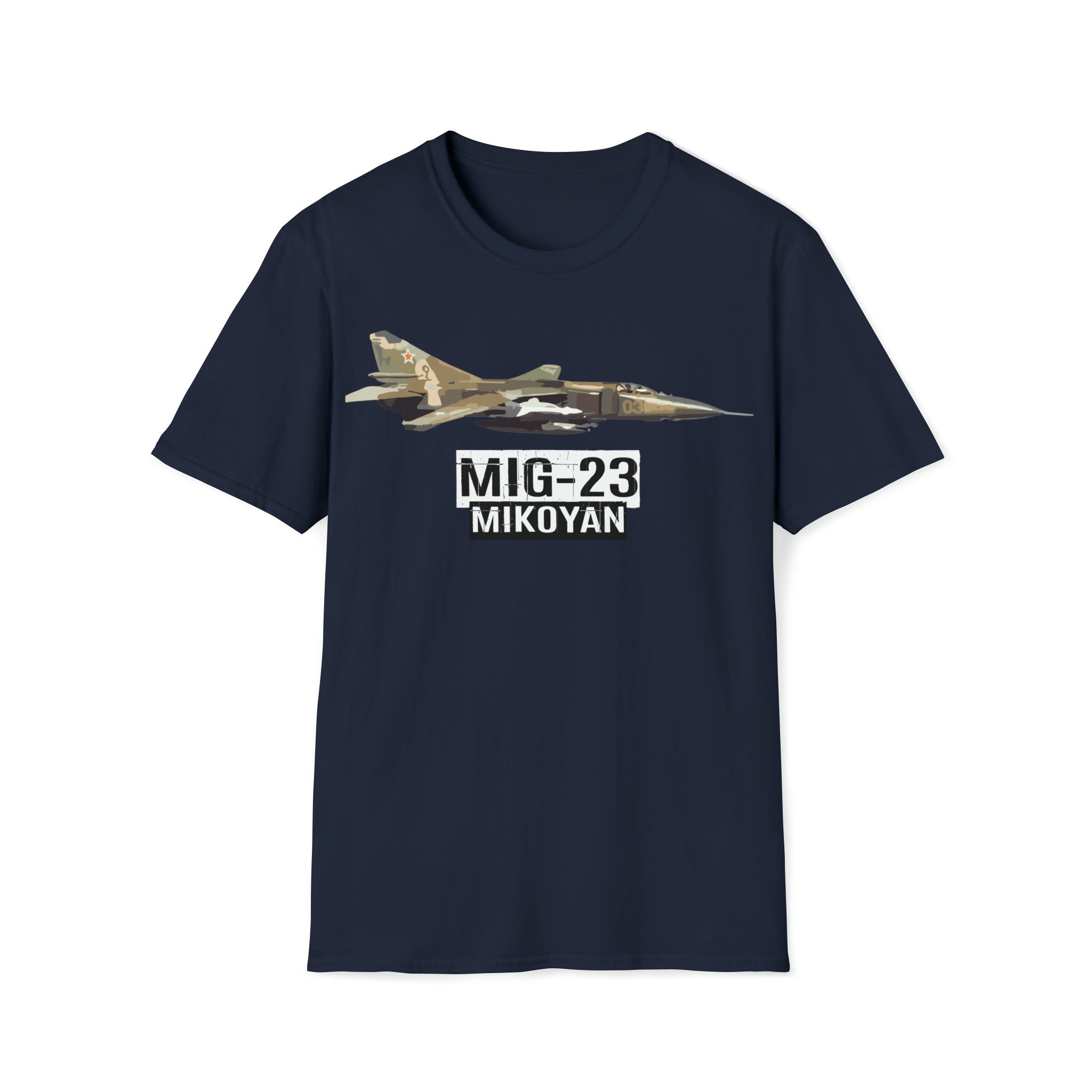 Mikoyan Mig-23 T-shirt, Mig23 Fighter Jet T-shirt, Fighter Aircraft ...