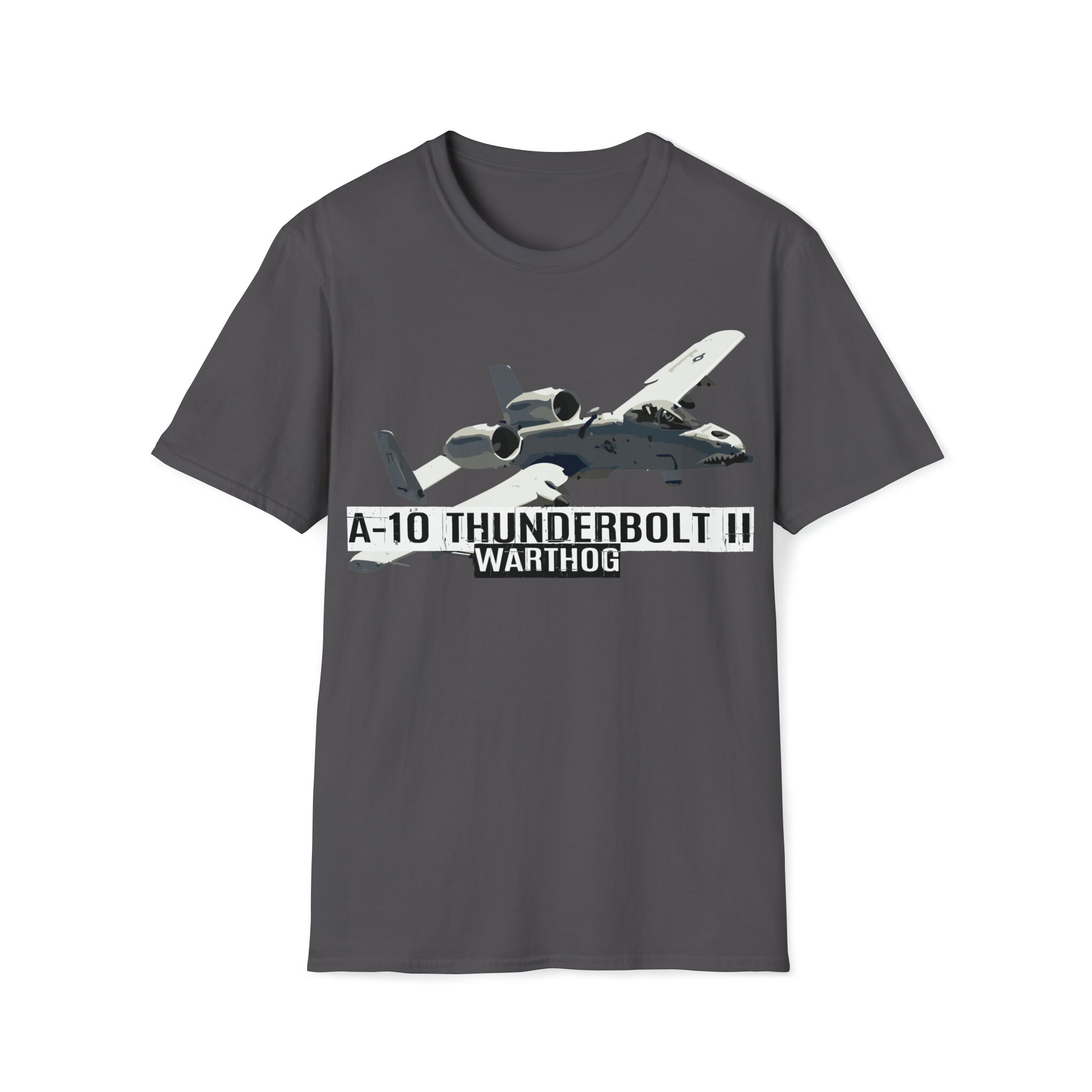 A-10 Thunderbolt II Warthog T-shirt, A-10 Warthog Fighter Jet T-shirt
