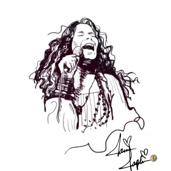 Janis Joplin digital design, png file, svg file, and jpg file, sublimate designs, digital download