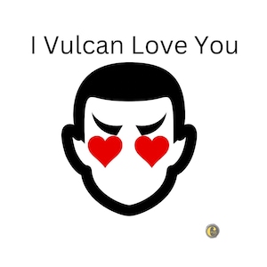 I Vulcan Love You, Vulcan digitales Design, png-Datei, svg-Datei und jpg-Datei, sublimieren Designs, digitaler Download