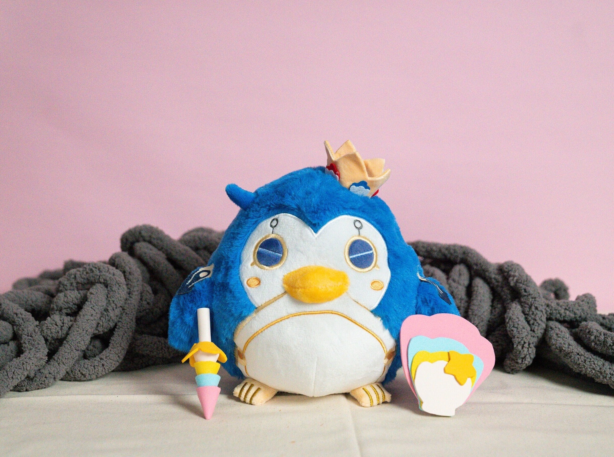 Genshin Impact Thelxie the Penguin Prince Plush Doll - Etsy