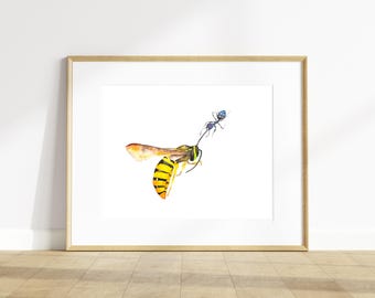 Small but Mighty - Watercolor Print