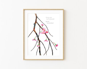 Cherry Tree - Watercolor Art Print