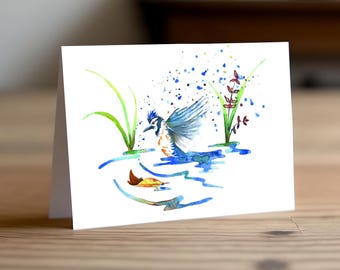 Greeting Cards - "Bathing Blue"