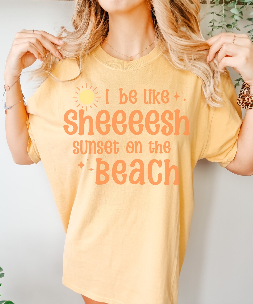 I Be Like Sheesh Sunset on the Beach PNG Etsy