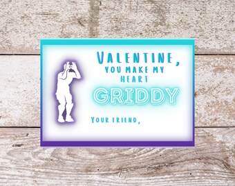You Make My Heart Griddy Valentine Cards Valentine&#39;s Day JPG.