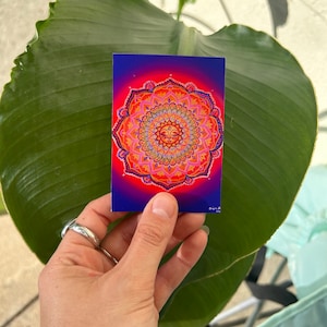 Purple Boho Mandala Sun Mini Magnet | Fridge Magnet | Small Sun Magnet | Mandala Magnet | Magnet Pack | Fridge Magnet Pack of 3 |