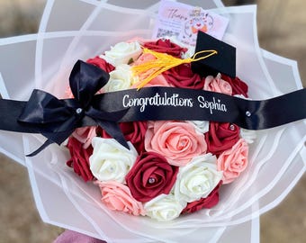 personalize college graduation gift for her graduation bouquet high school graduation bouquet law school graduation gift unique grad gift
