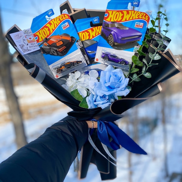 hot wheel brother birthday gift male friend hot wheel bouquet gift boyfriend valentine gift anniversary hot wheel husband gift new dad gift