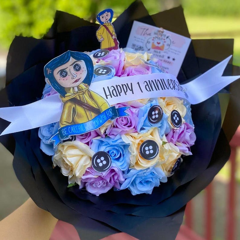 personalize rose bouquet