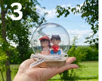 Custom Snow Globe Personalize Love Snow Globe Romantic
