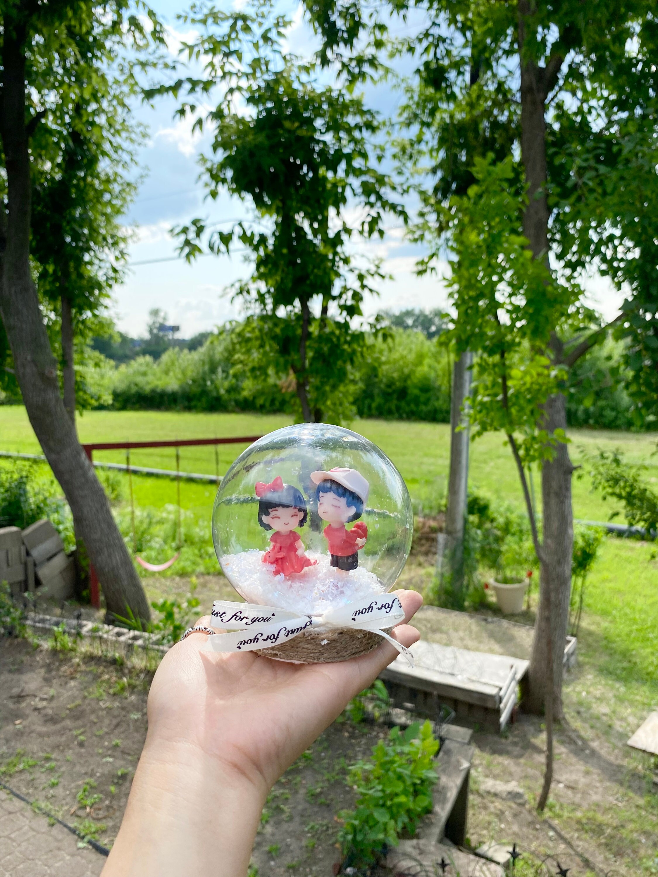 シーグラスアート『 Happy Wedding♡♡～snow globe 』 Wedding Snow Globe - Etsy
