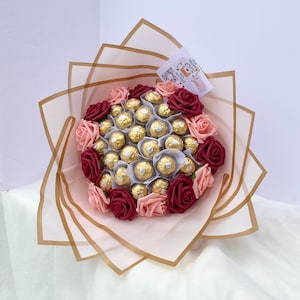 Ramos bocos chocolate bouquet gift eternal rose bouquet chocolate gift for girlfriend valentine rose gift birthday bouquet gift for new mom