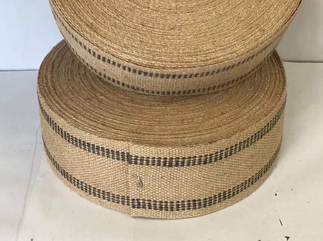 Upholstery 9 Lbs. BFM Jute bing 31/2 Black Stripe Etsy