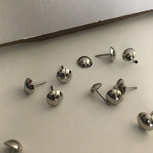 Galaxy Supply Inc. Upholstery Decorative Nails, 1009 Series, 7/16&quot; = 11.3mm Diameter, 1/2&quot; Length