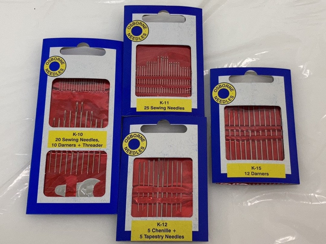 C.S. Osborne & Co. Sewing Machine Needle Card Series. K10, K11, K12