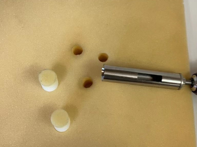 Galaxy Supply Upholstery Foam Hole Cutter for Tufting. Stainless Steel