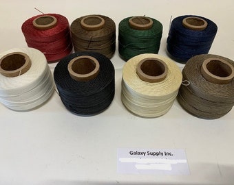 Galaxy Supply Inc. Heavy-Duty Nylon Hand Sewing Thread #18, 2 oz Spool, 8 Colors