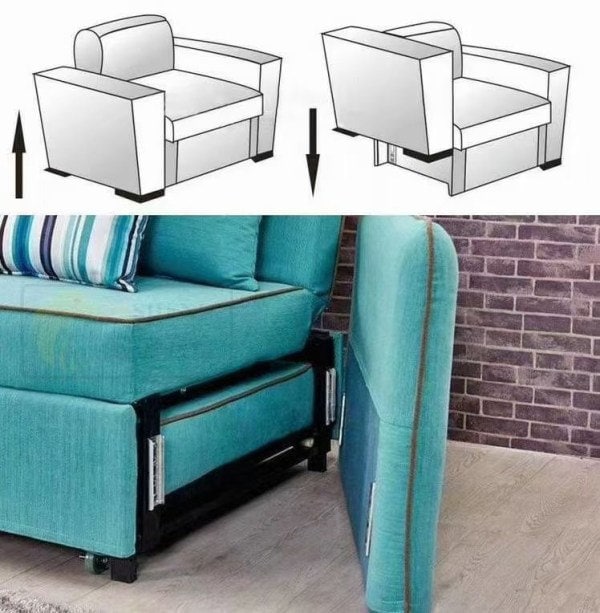 Merrian Living Sectional Couch Connectors, 2 Pack Couch Clips, Sofa Connectors, Furniture Hardware with Screws.
