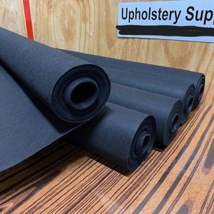 Galaxy Supply Inc. Upholstery Heavy Duty Cambric (Dust Cover) 3.50 Oz. = 100 G., 39.5&quot; Wide Black Color