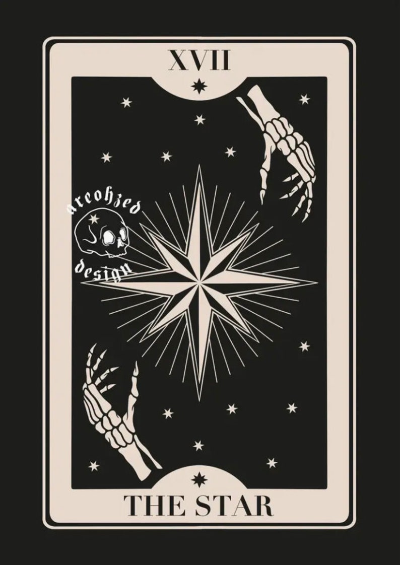 The Star-Tarot Card Art Print image 1