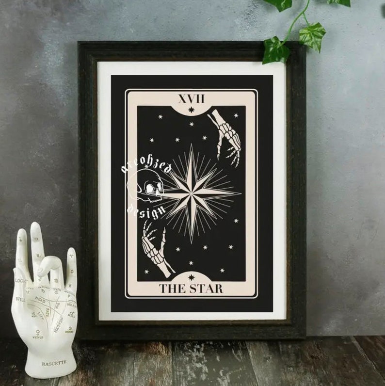 The Star-Tarot Card Art Print image 2
