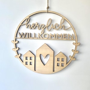 Welcome sign | Wooden decoration | Door sign, welcome sign, entrance decoration, gift idea | Wedding decoration