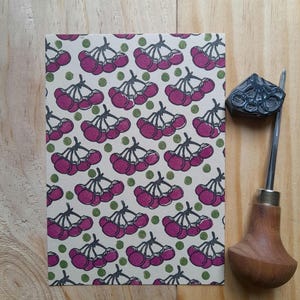Handprinted card