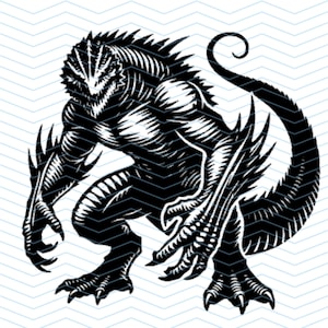Godzilla Svg, High quality Godzilla Png, Kong Svg For Cricut, Clipart, Cut Files, Silhouette, Instant Download, Logo