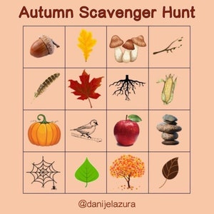 Autumn Scavenger Hunt